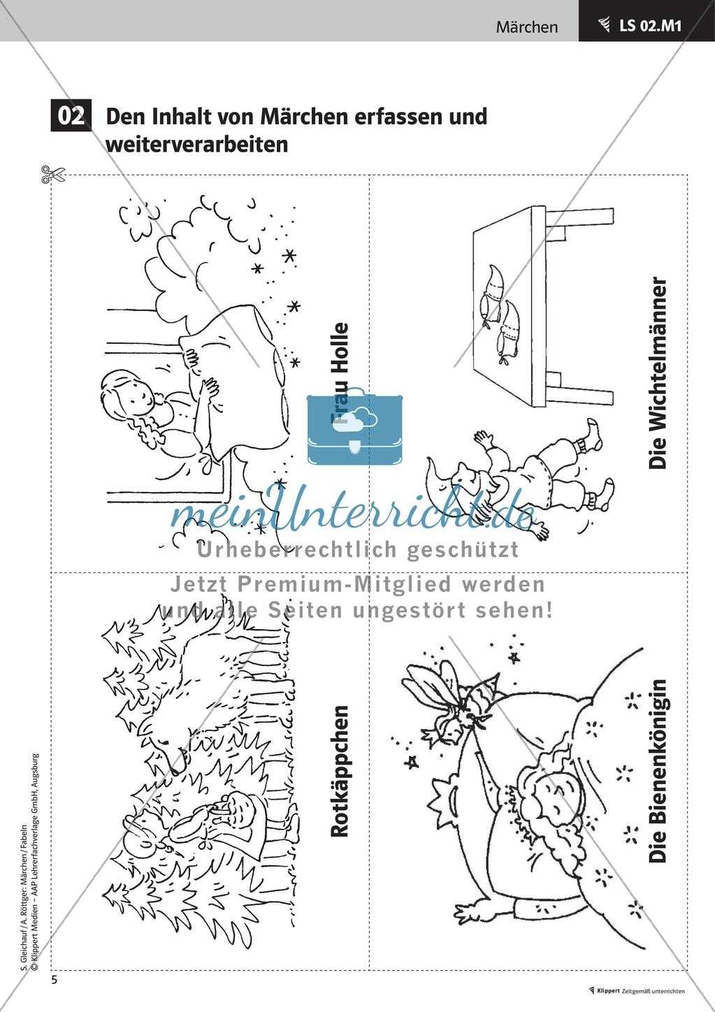 Märchen: Inhalt erfassen und Merkmale analysieren Preview 7