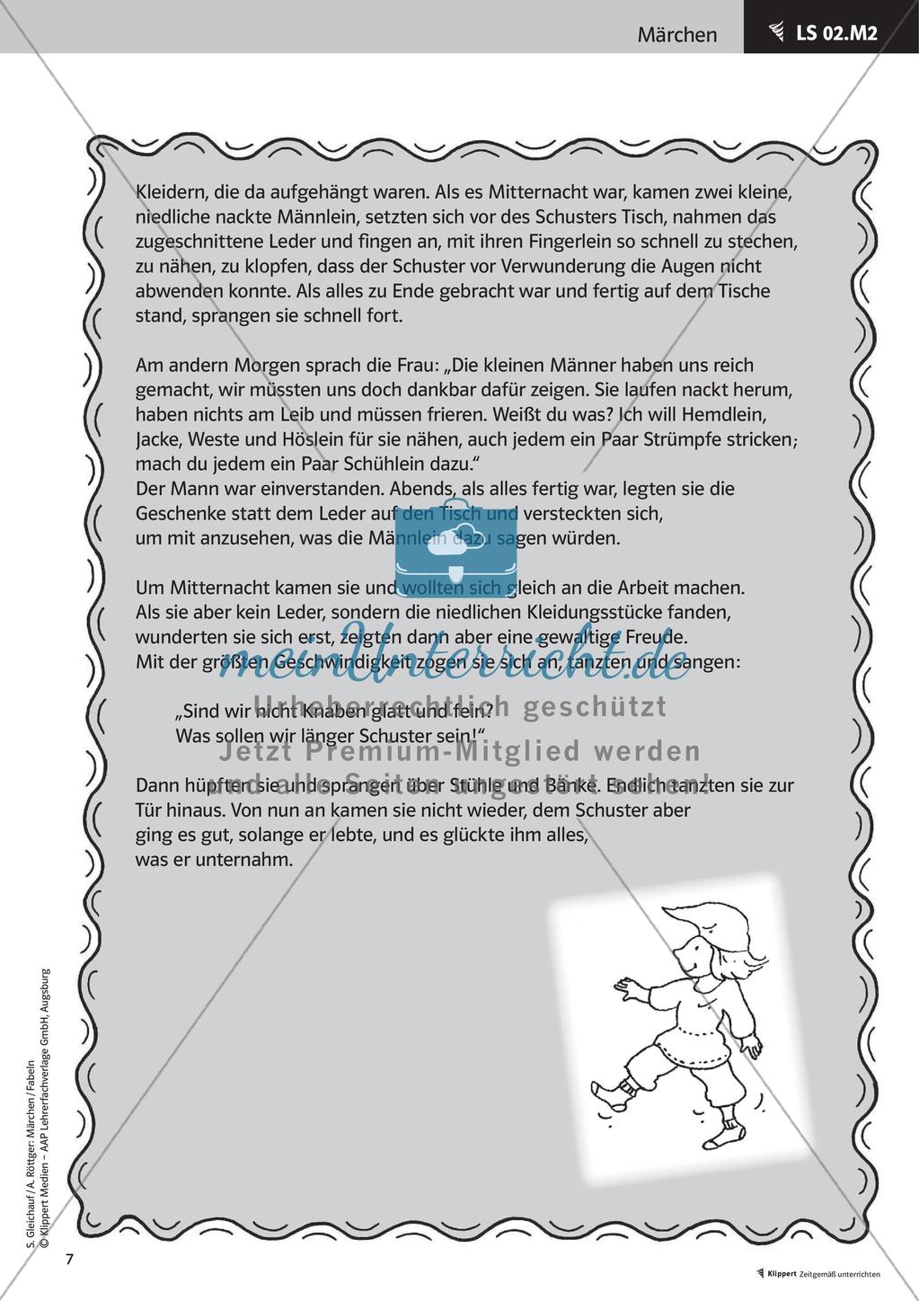 Märchen: Inhalt erfassen und Merkmale analysieren Preview 9