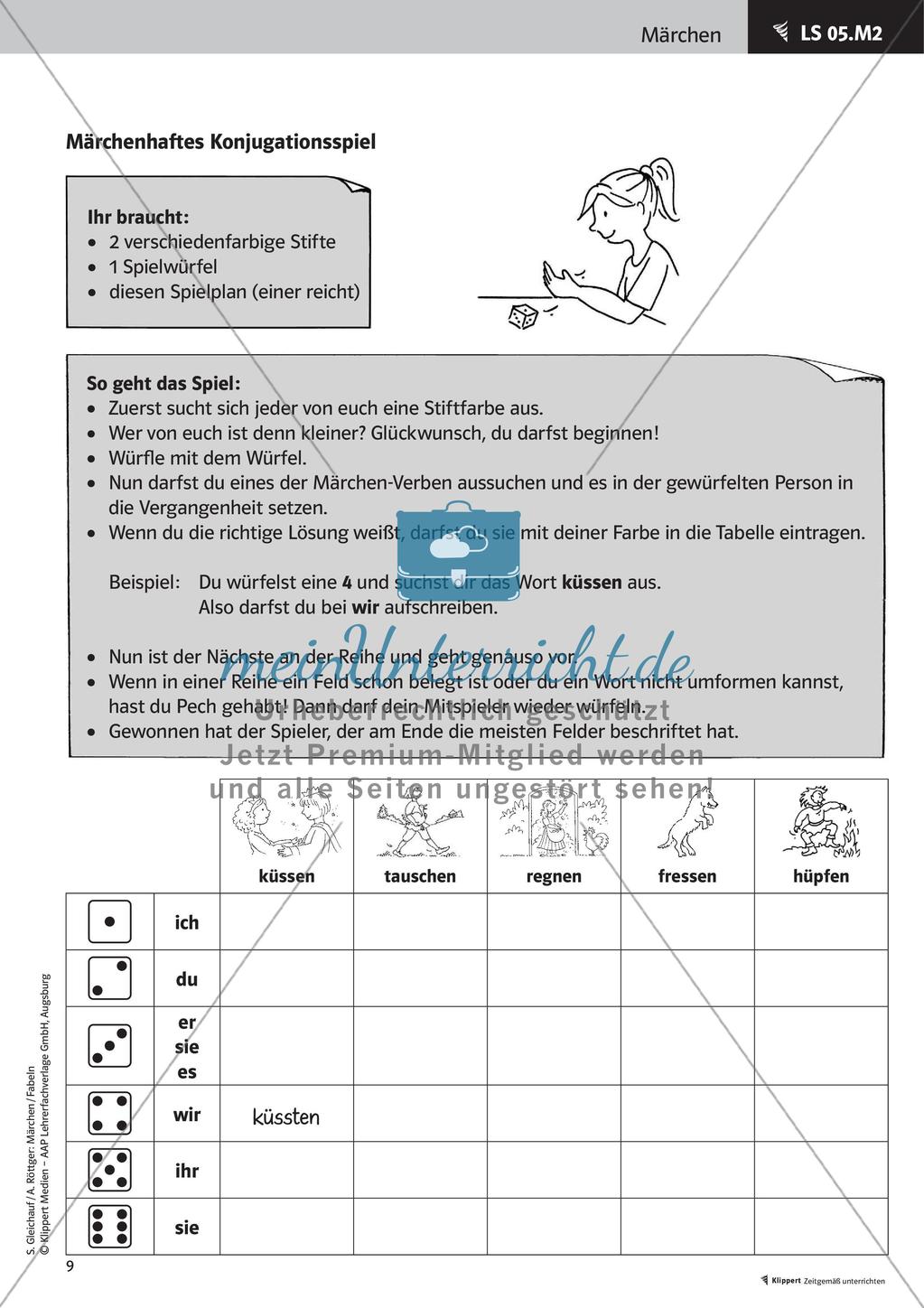 Märchen: Inhaltlich und sprachlich analysieren Preview 11
