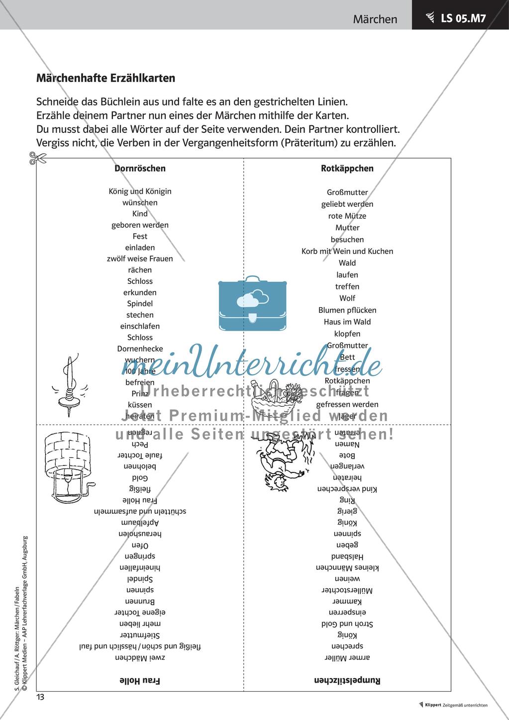 Märchen: Inhaltlich und sprachlich analysieren Preview 15