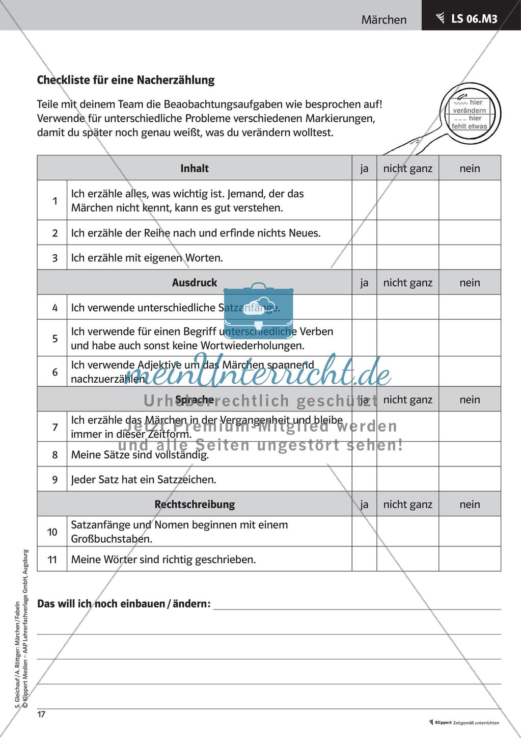Märchen: Inhaltlich und sprachlich analysieren Preview 19