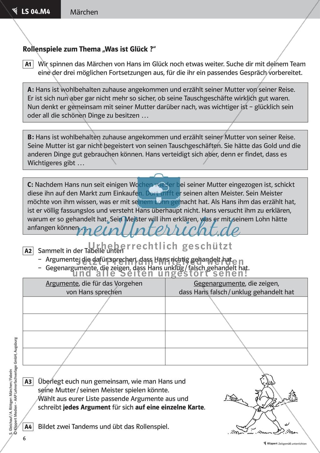 Märchen: Inhaltlich und sprachlich analysieren Preview 8
