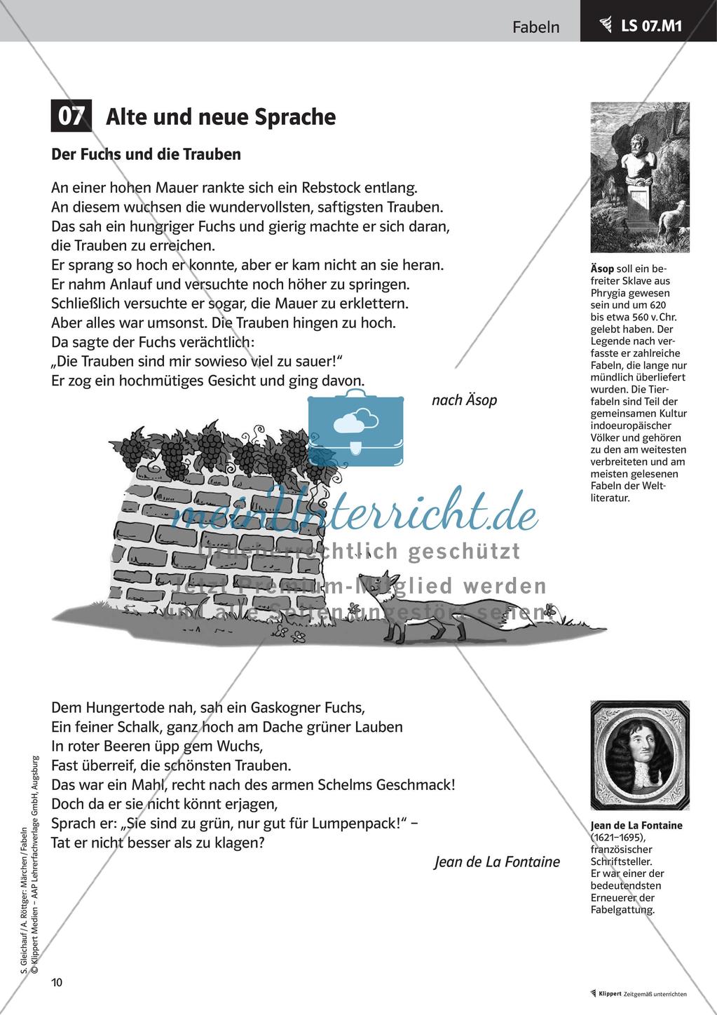 Fabeln erarbeiten und umwandeln Preview 12