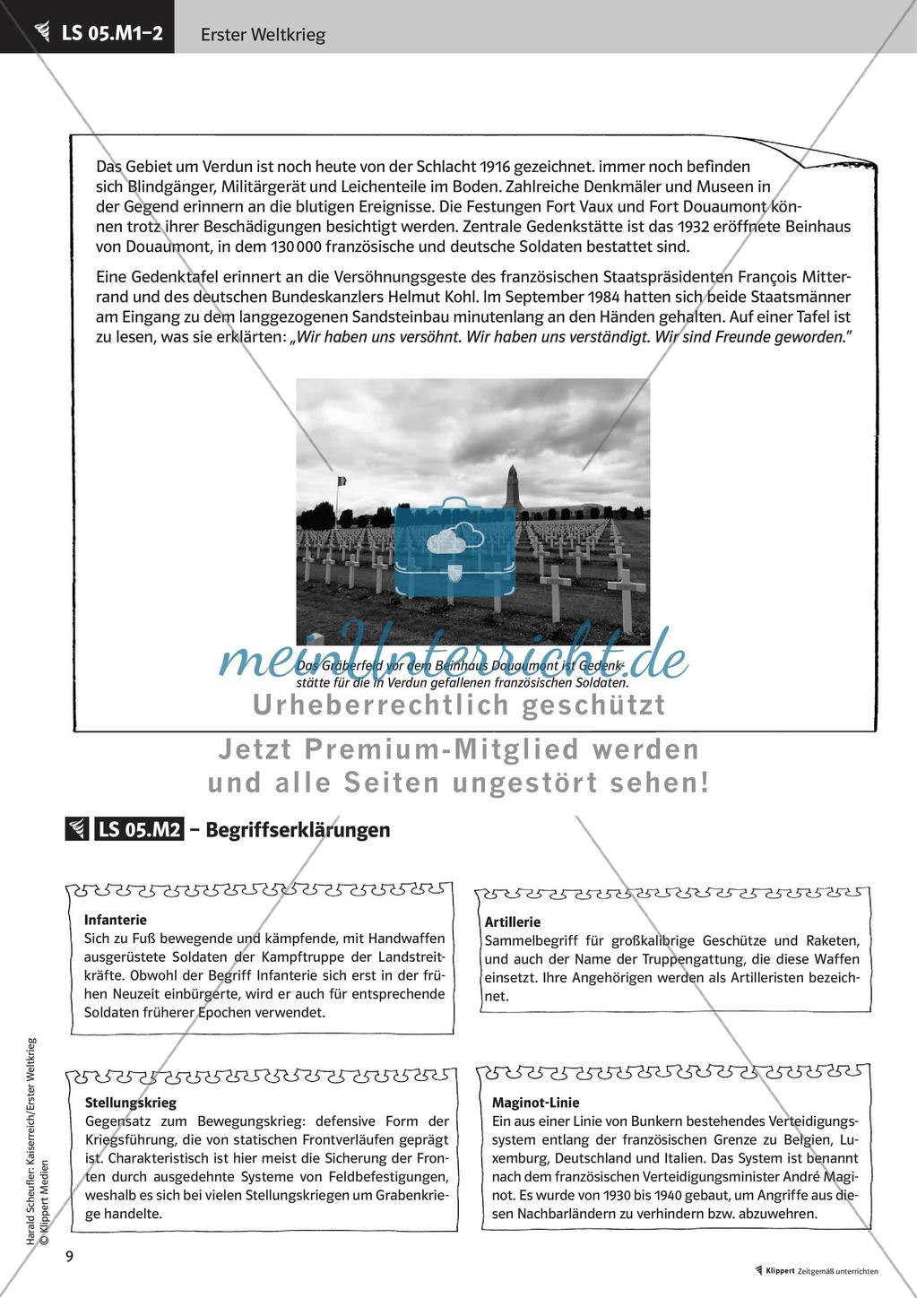 Fertige Unterrichtsstunden zum Ersten Weltkrieg: Der Krieg und seine Folgen Preview 11