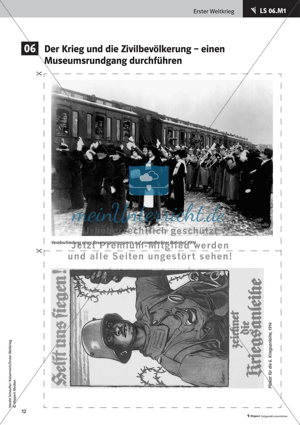 Fertige Unterrichtsstunden zum Ersten Weltkrieg: Der Krieg und seine Folgen Preview 14
