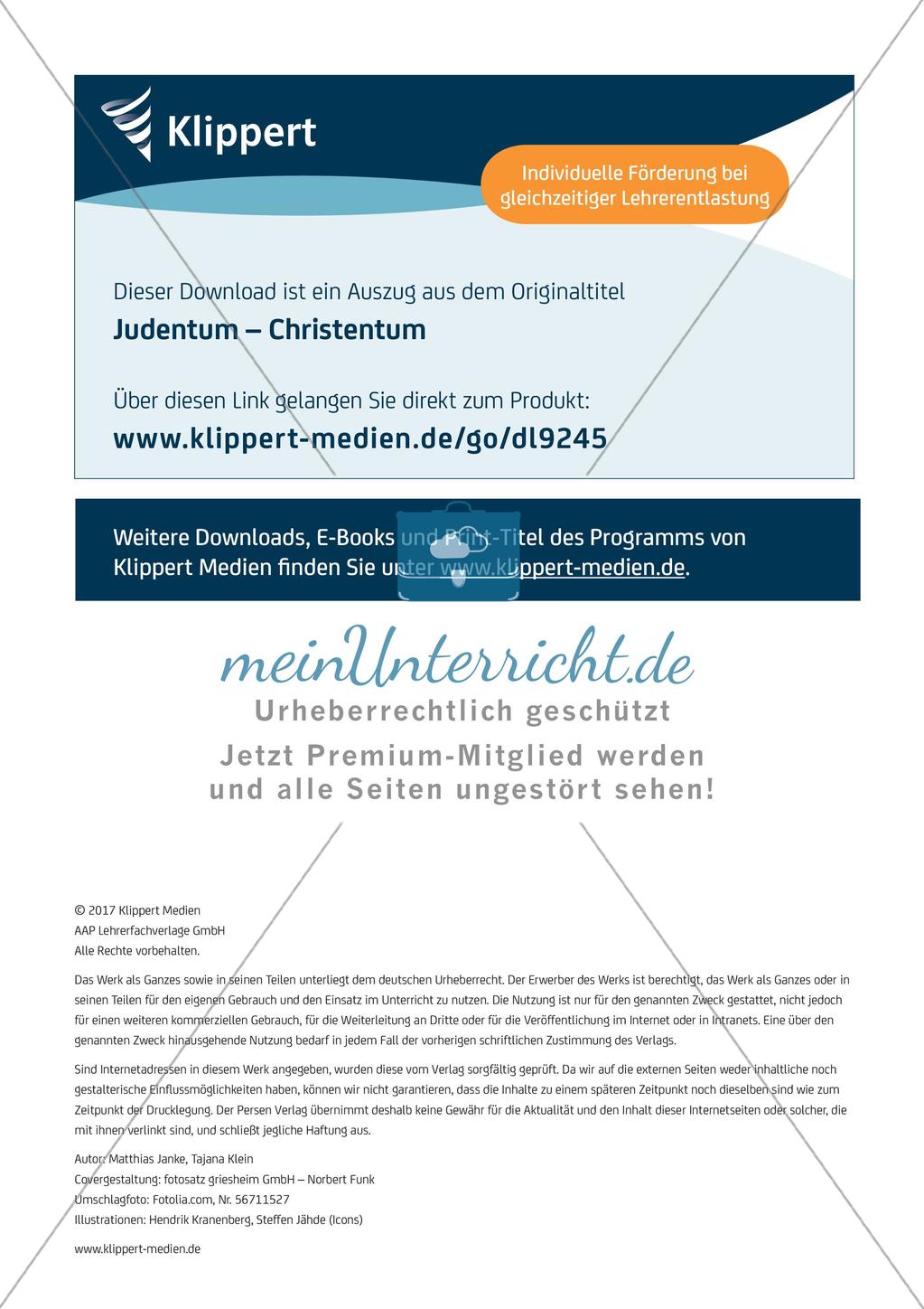 Fertige Unterrichtsstunden zum Judentum: Jüdische Geschichte, Sabbat, Tora Preview 12