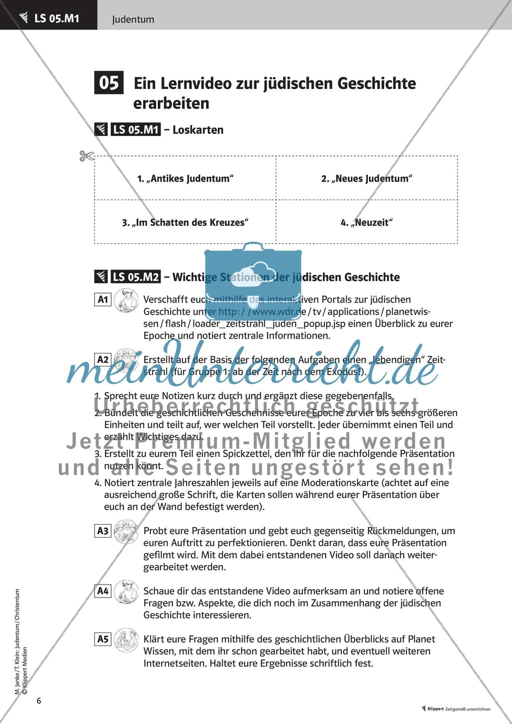 Jüdische Geschichte, Sabbat und Tora Preview 8