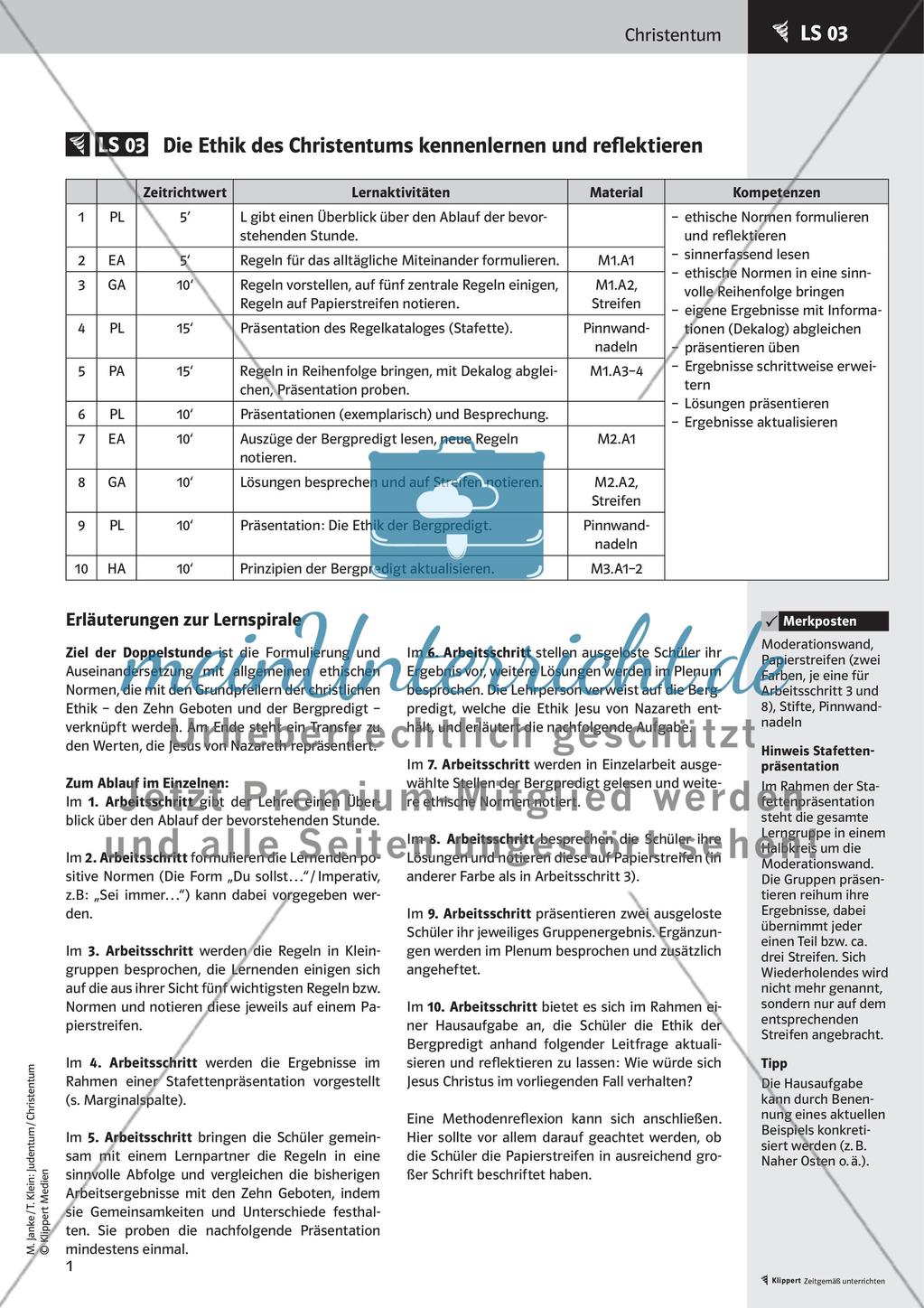 Ethik des Christentums und christliche Praxis Preview 3