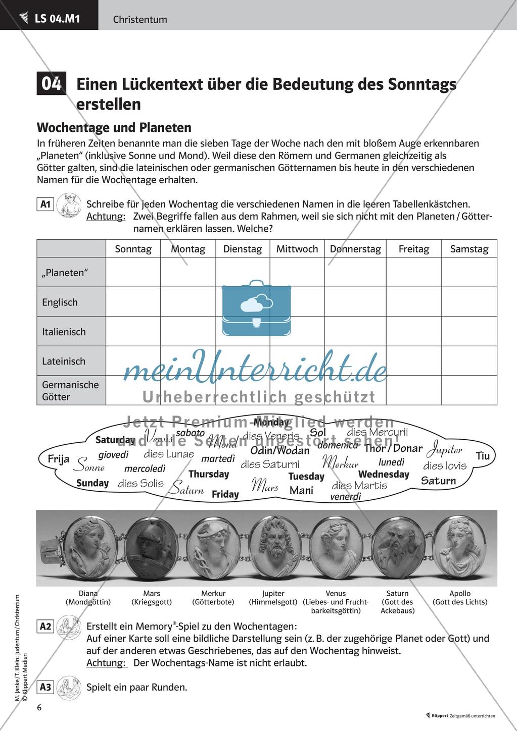 Fertige Unterrichtsstunden zum Christentum: Ethik des Christentums und christliche Praxis Preview 8