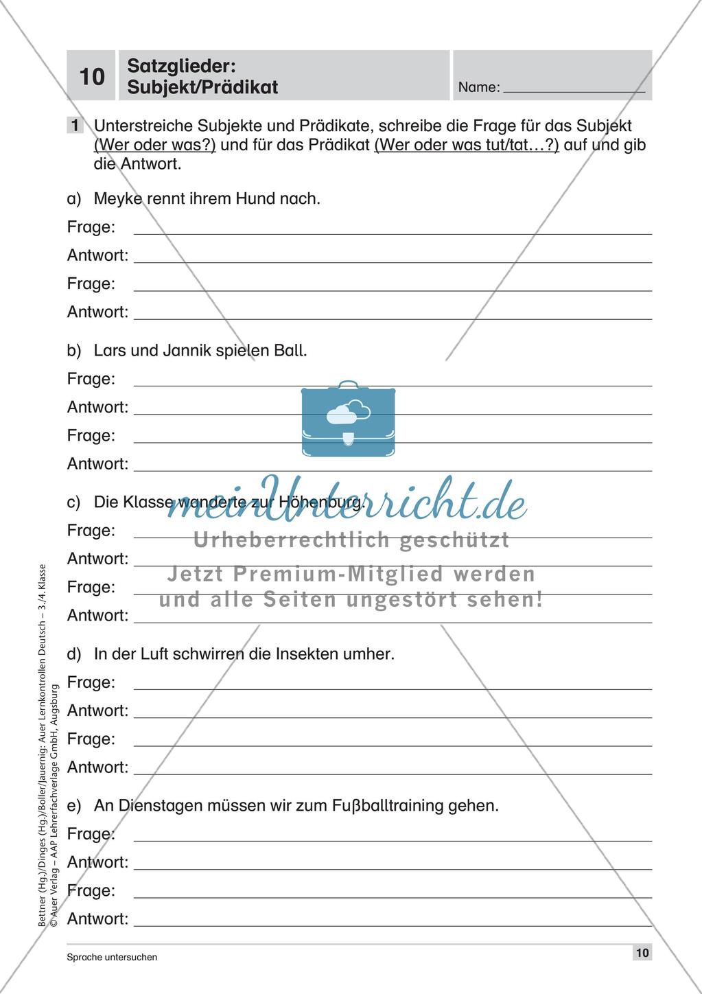Lernkontrollen: Grammatik Preview 12
