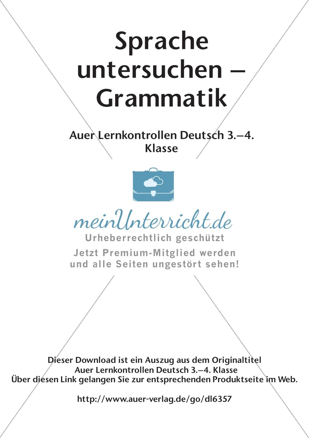 Lernkontrollen: Grammatik Preview 2