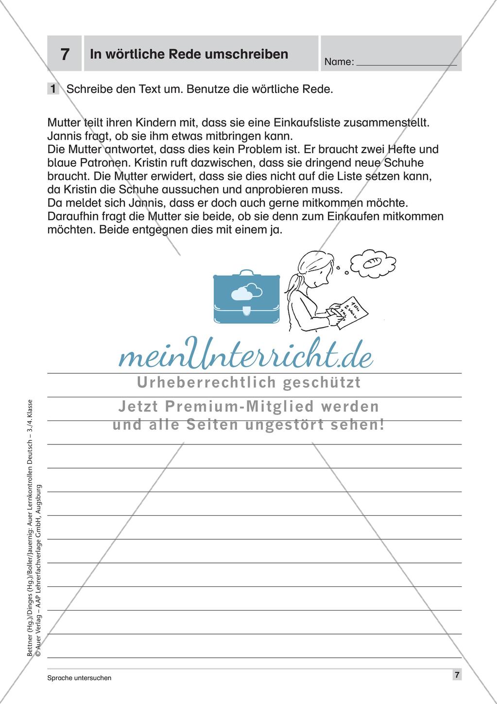 Lernkontrollen: Grammatik Preview 9