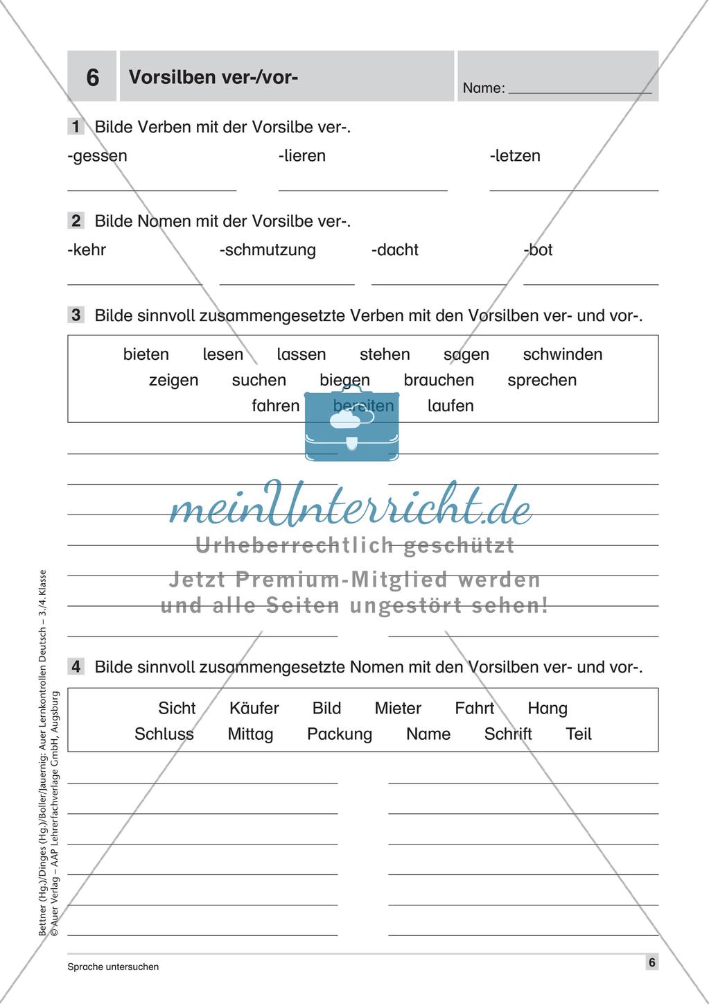 Lernkontrollen: Rechtschreibung Preview 8