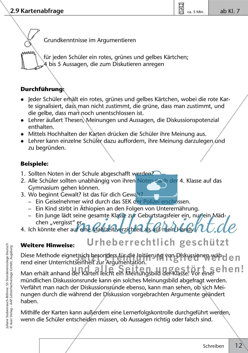 Unterrichtseinstiege zum Schreiben Preview 14
