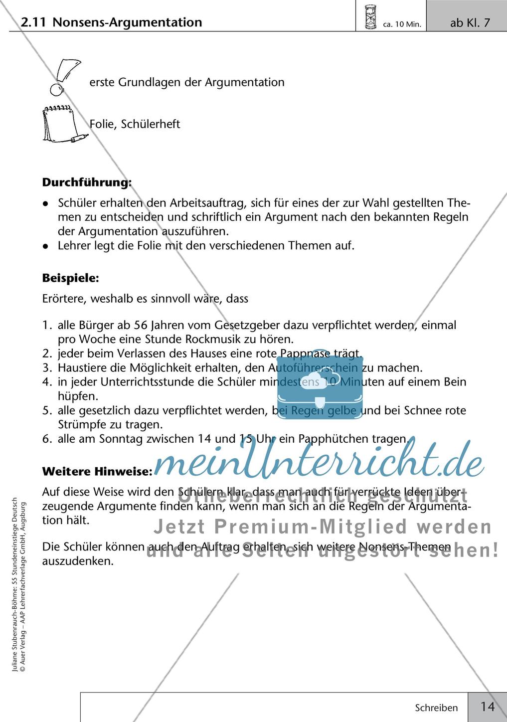Unterrichtseinstiege zum Schreiben Preview 16