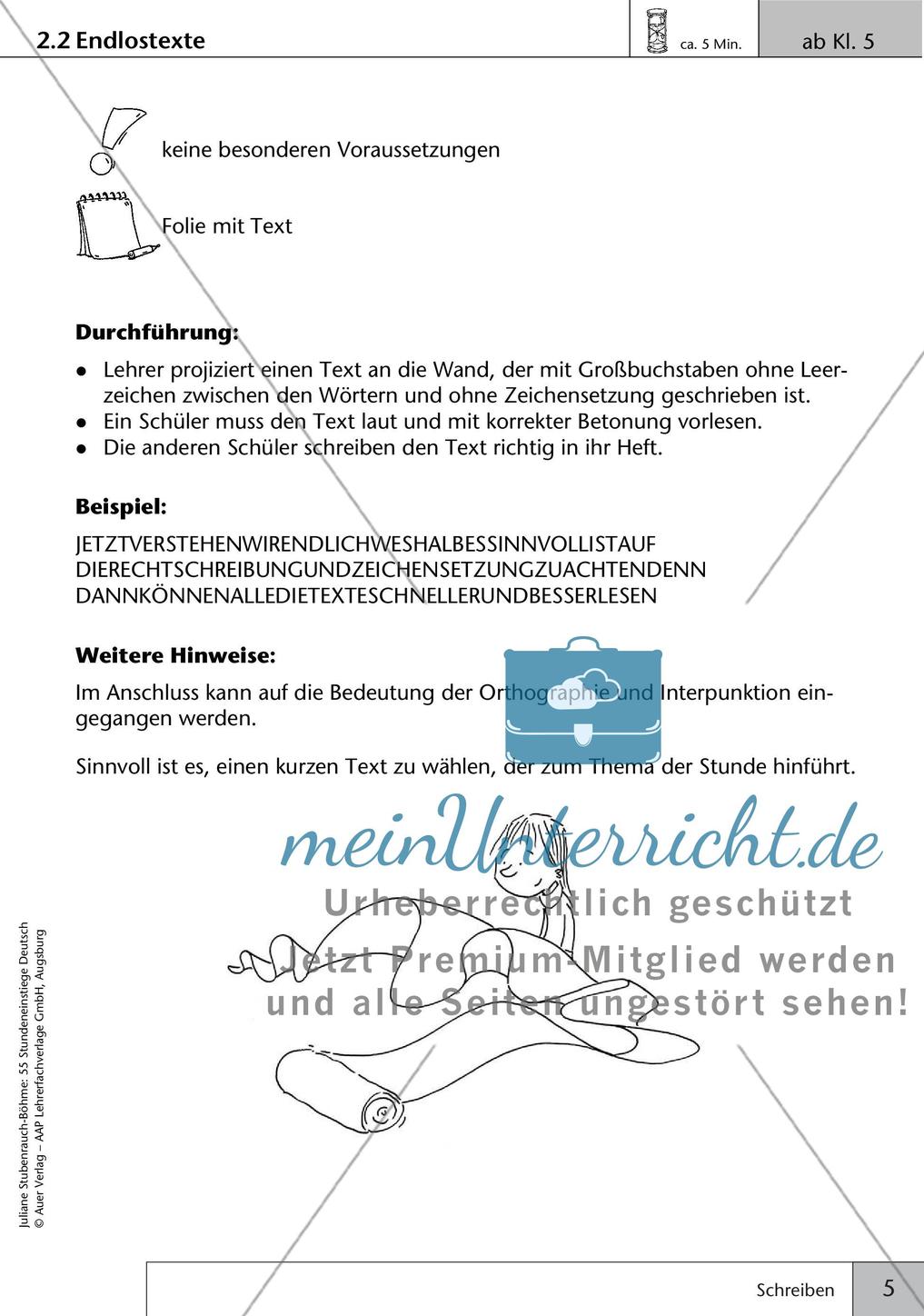 Unterrichtseinstiege zum Schreiben Preview 7