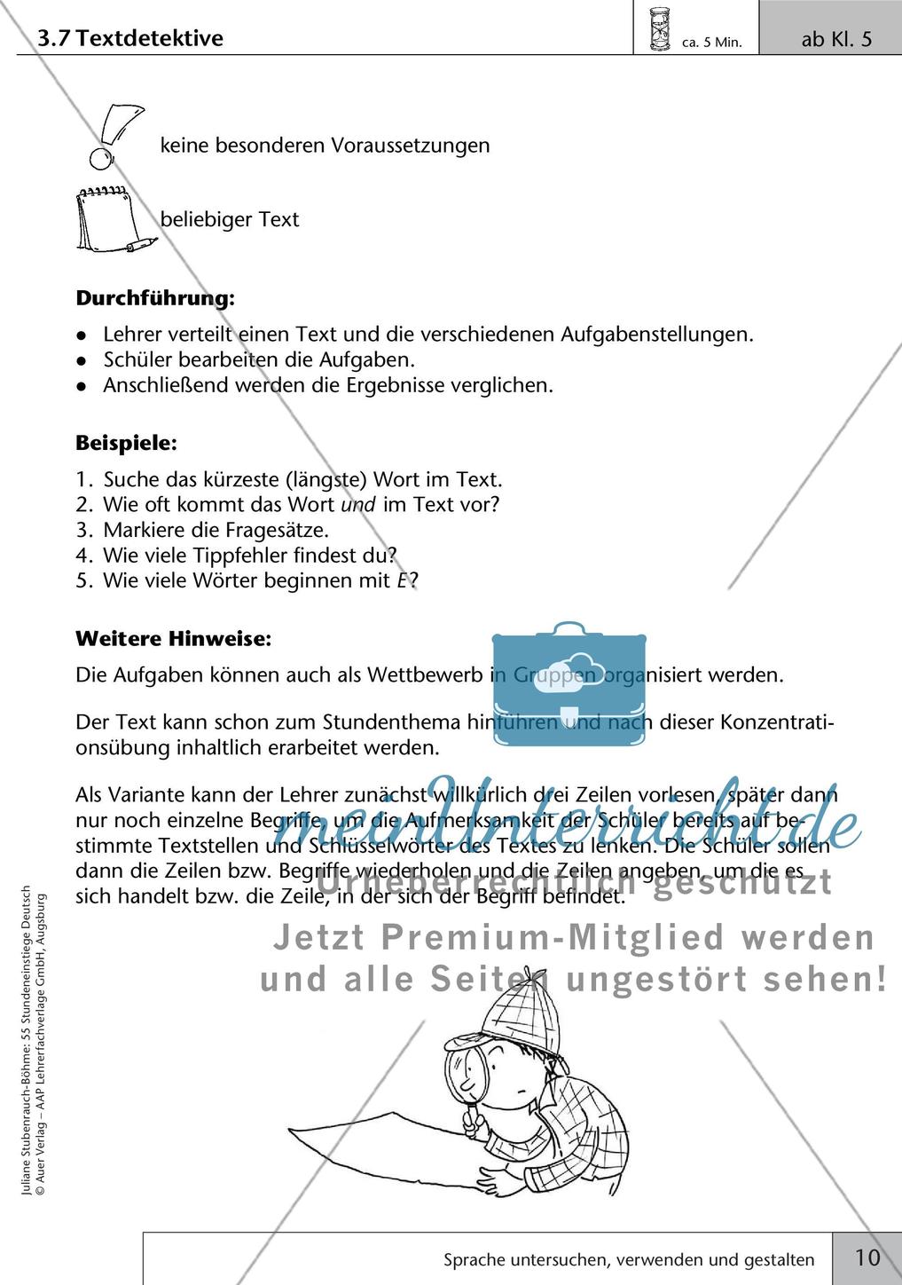 Kreative Stundeneinstiege: Untersuchung, Verwendung und Gestaltung von Sprache Preview 12