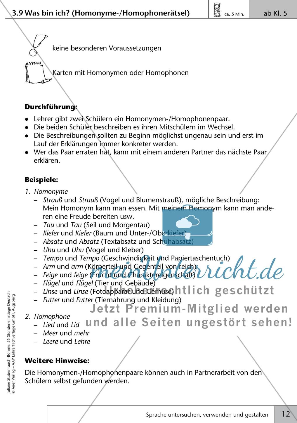 Kreative Stundeneinstiege: Untersuchung, Verwendung und Gestaltung von Sprache Preview 14