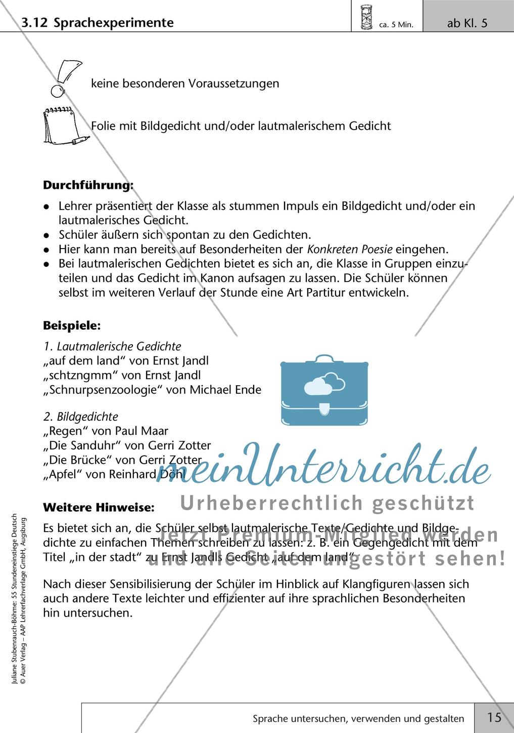 Kreative Stundeneinstiege: Untersuchung, Verwendung und Gestaltung von Sprache Preview 17