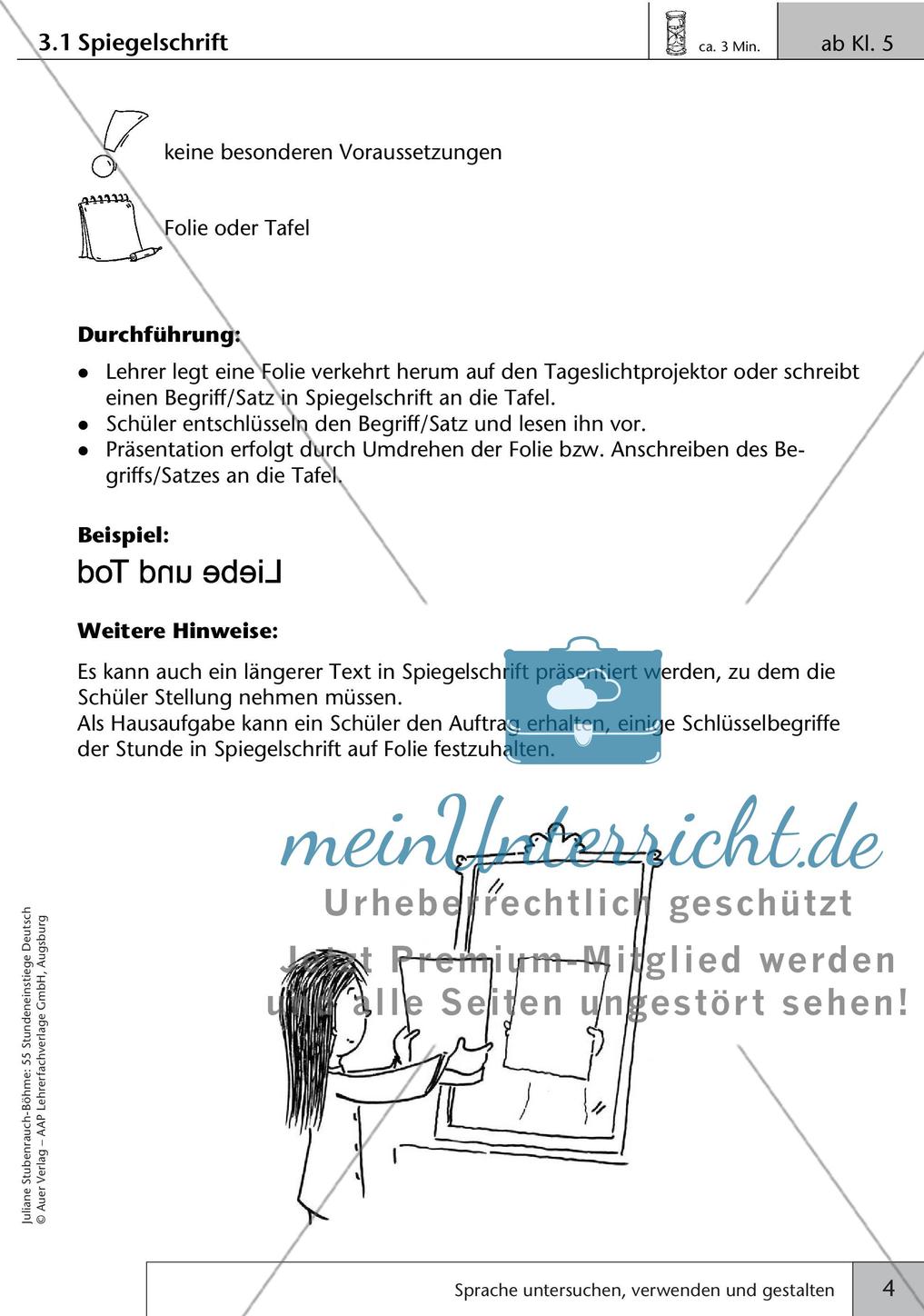 Kreative Stundeneinstiege: Untersuchung, Verwendung und Gestaltung von Sprache Preview 6