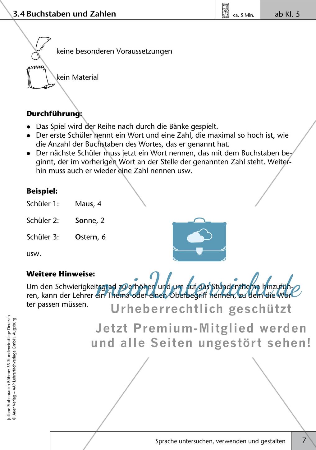 Kreative Stundeneinstiege: Untersuchung, Verwendung und Gestaltung von Sprache Preview 9