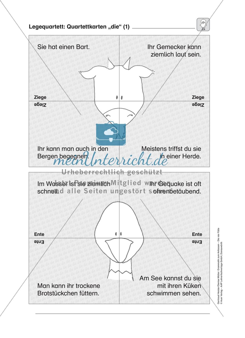 Die vier Fälle - Legequartett