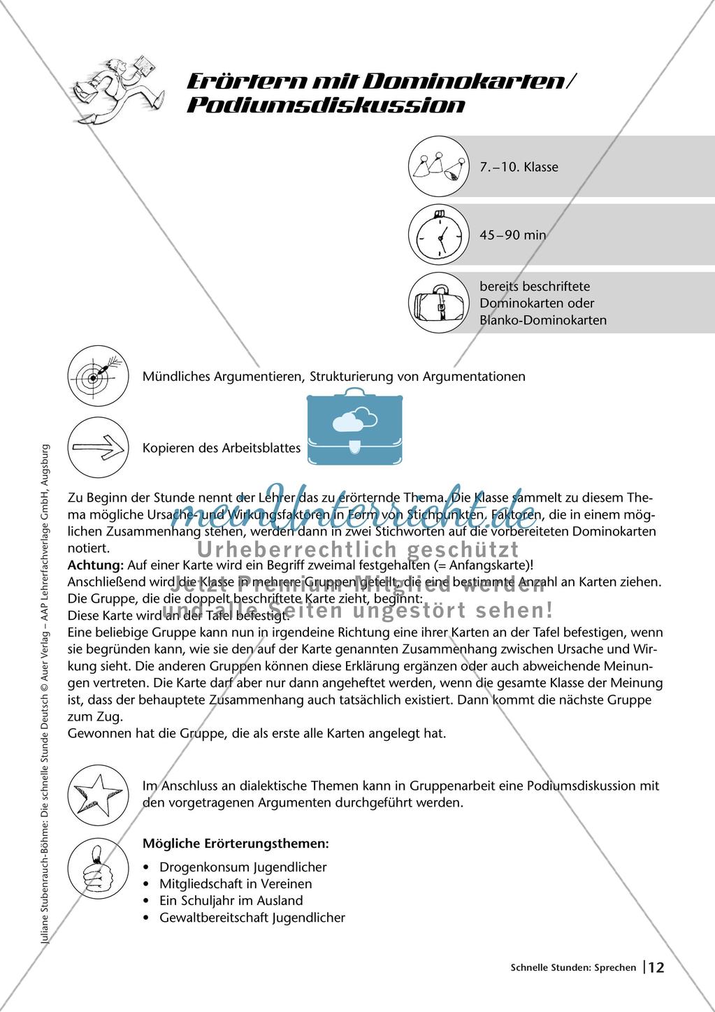 Übungen zur Sprechkompetenz Preview 14