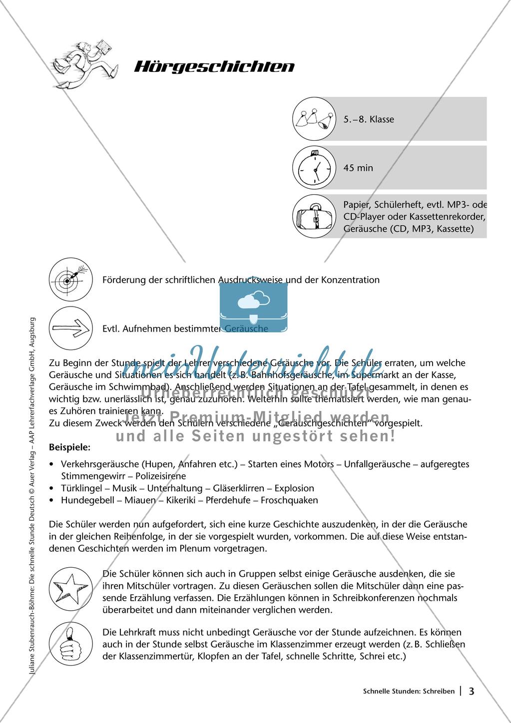 Übungen zur Schreibkompetenz Preview 5