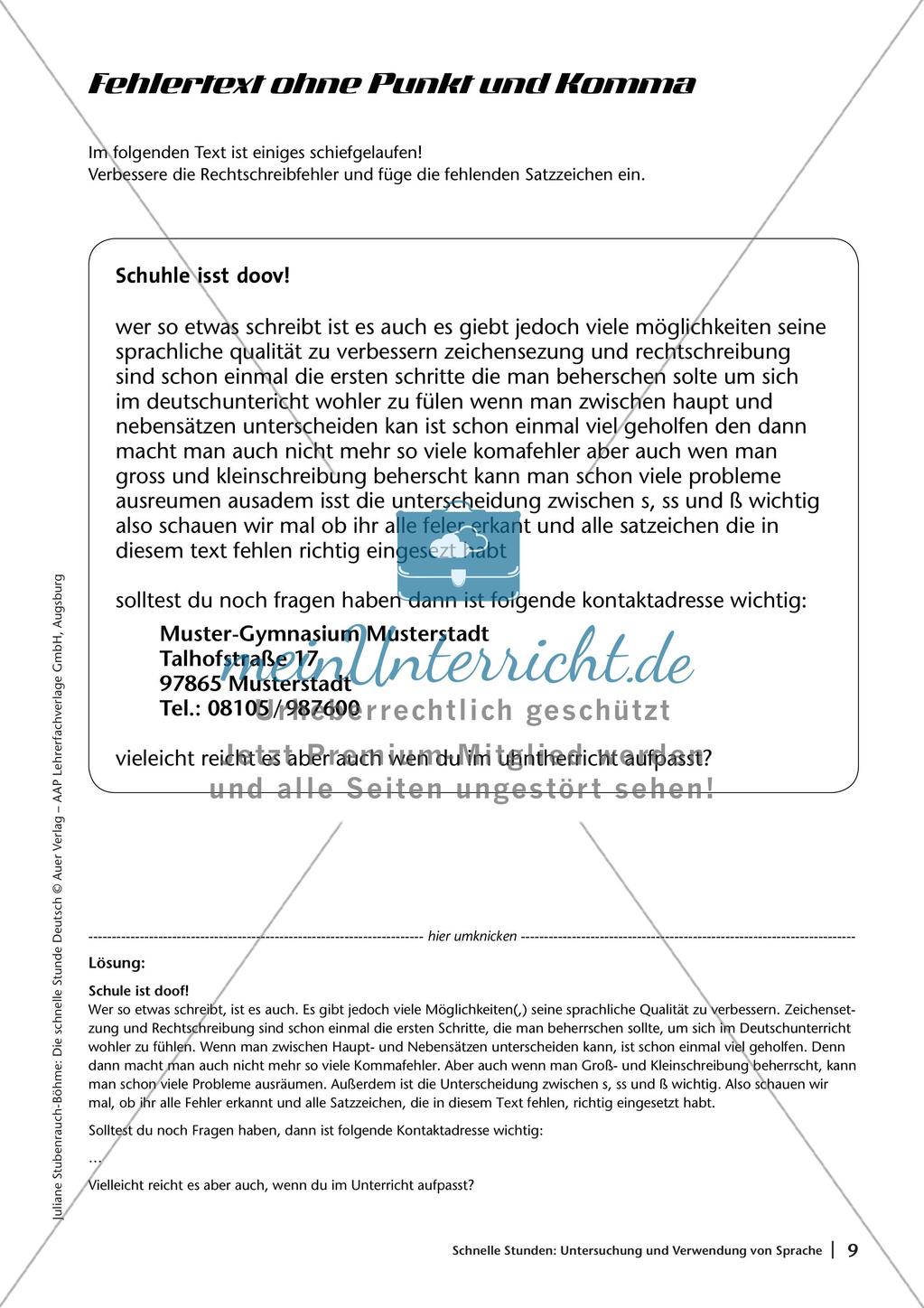 Untersuchung und Verwendung von Sprache Preview 11