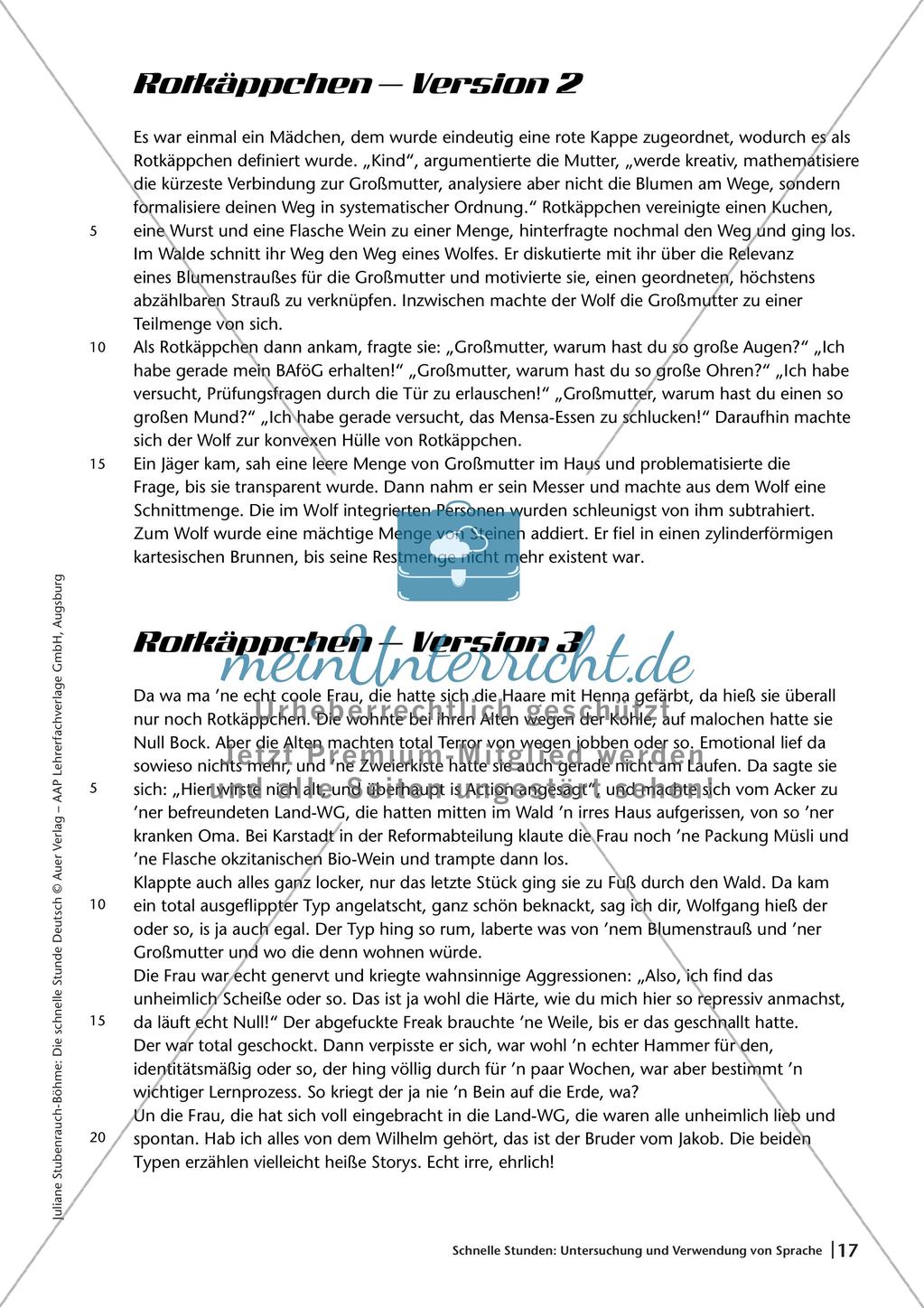 Untersuchung und Verwendung von Sprache Preview 19