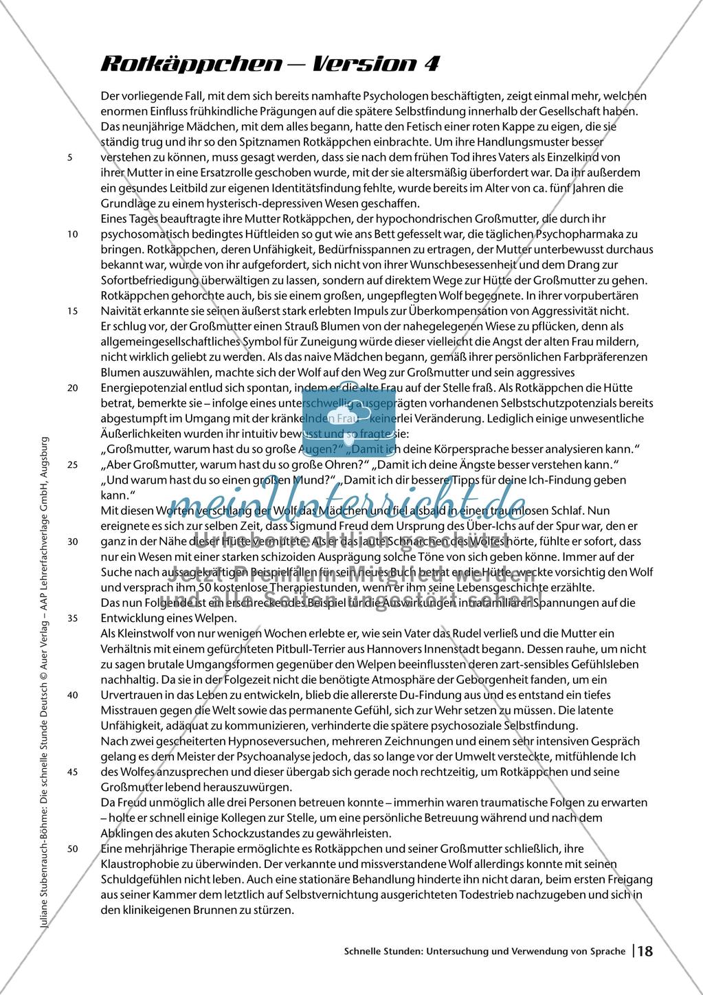Untersuchung und Verwendung von Sprache Preview 20