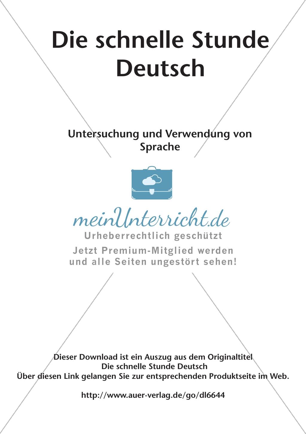 Untersuchung und Verwendung von Sprache Preview 2