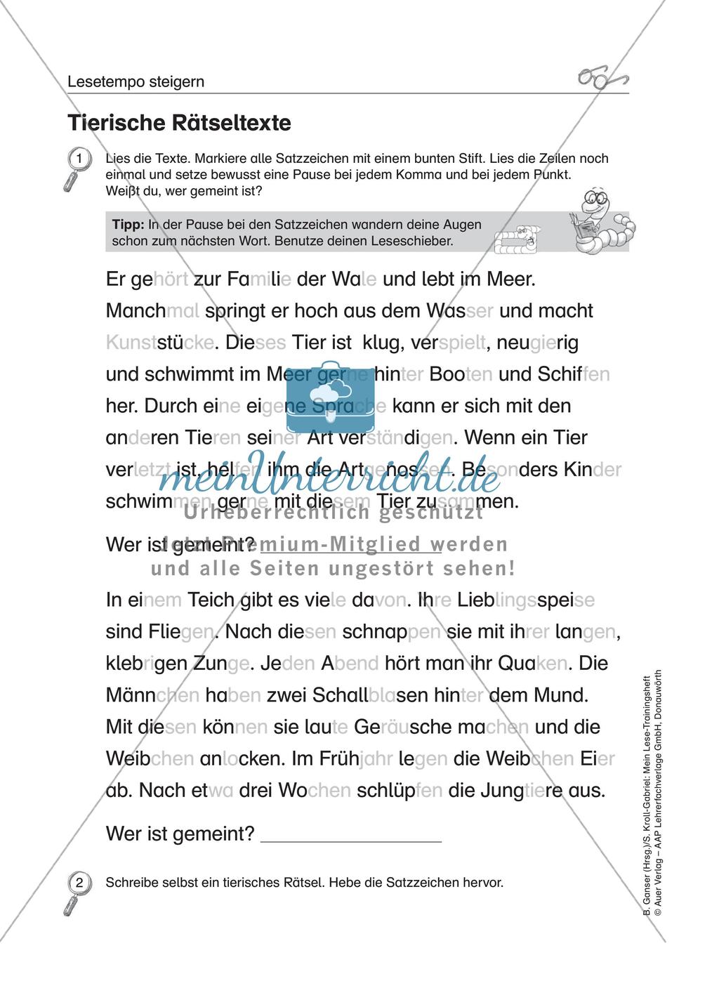 Übungen zur Lesefertigkeit bei LRS Preview 20