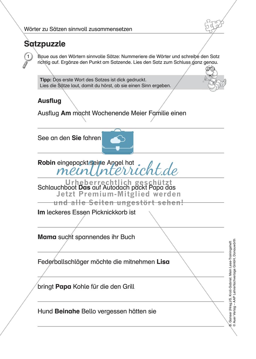 Übungen zur Sinnentnahme bei LRS Preview 14
