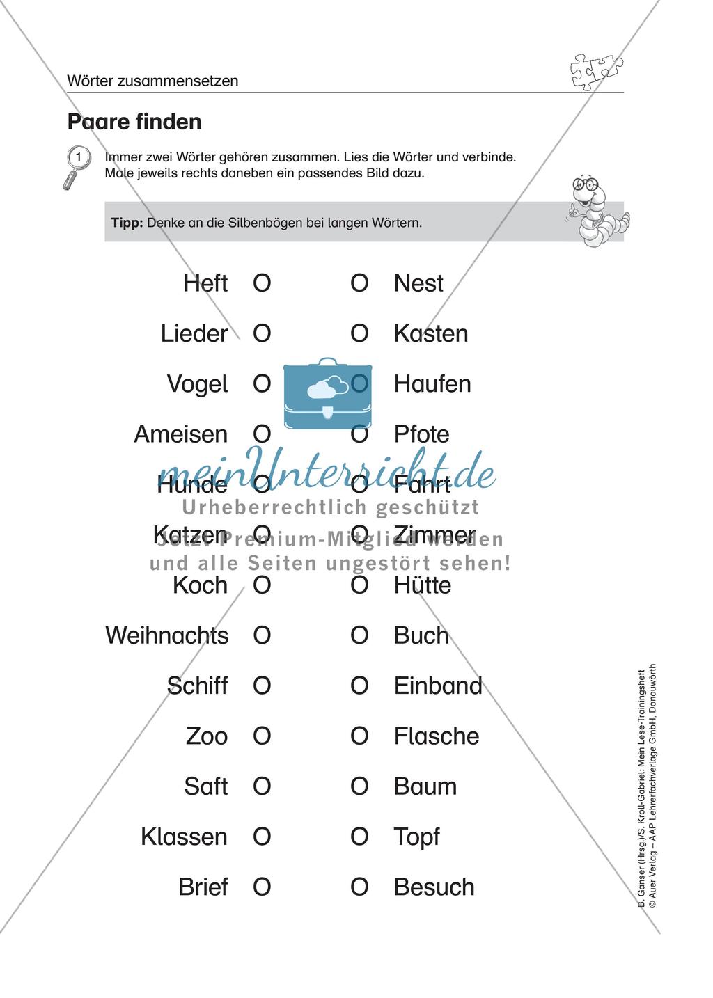 Übungen zur Sinnentnahme bei LRS Preview 6