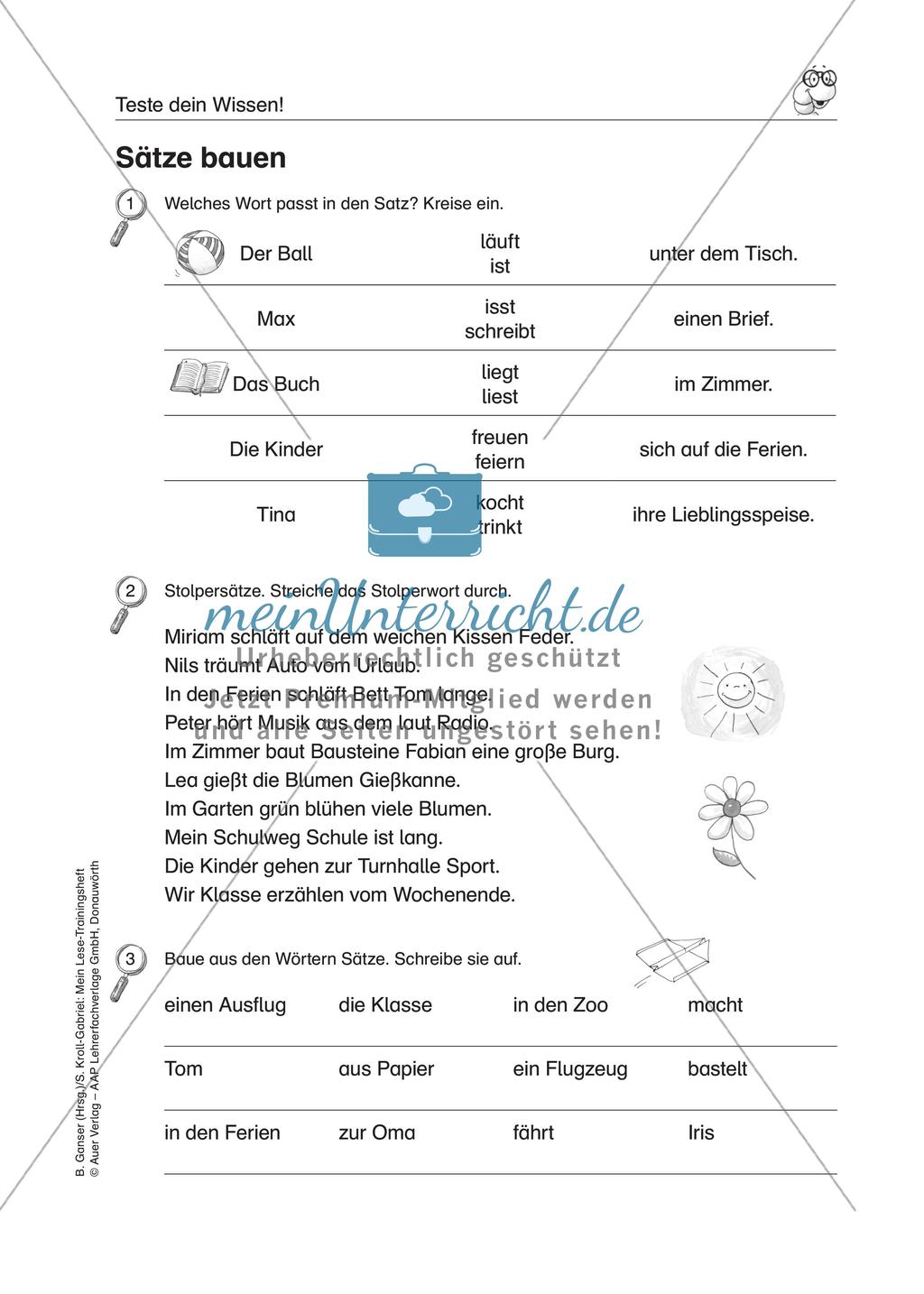 LRS: Wissenstest Lesekompetenz Preview 5