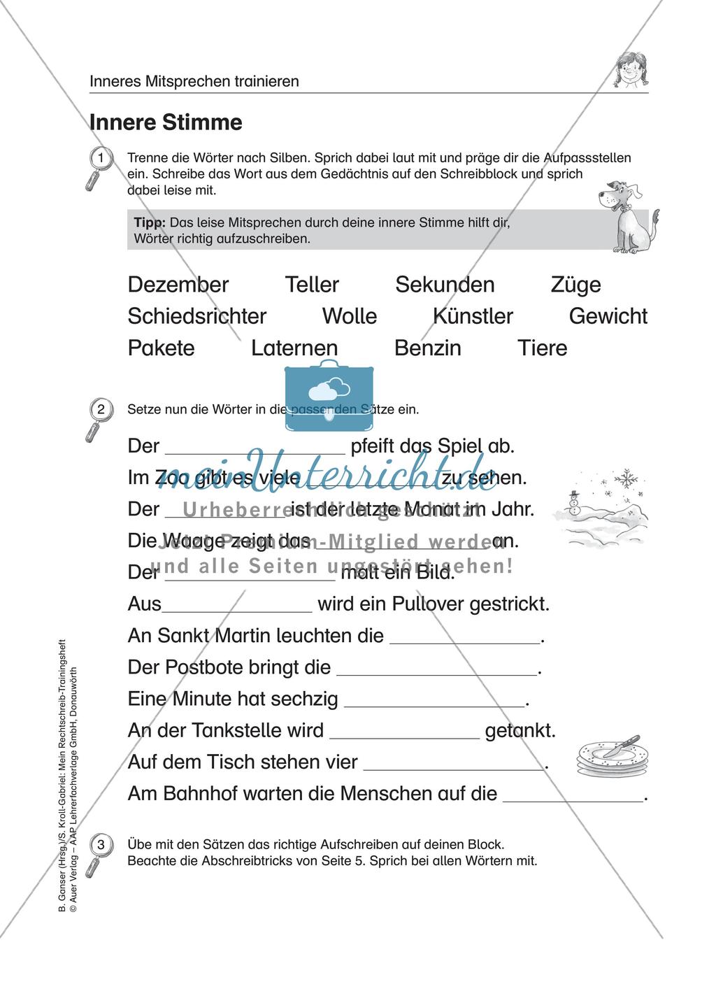 LRS: Mitsprechwörter Preview 5