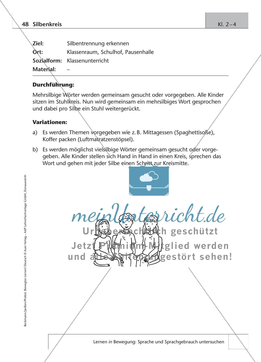 Bewegtes Lernen: Untersuchung von Sprache und Sprachgebrauch Preview 16