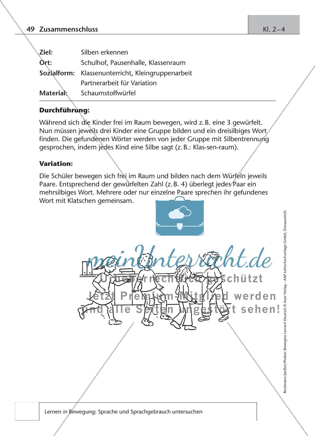 Bewegtes Lernen: Untersuchung von Sprache und Sprachgebrauch Preview 17