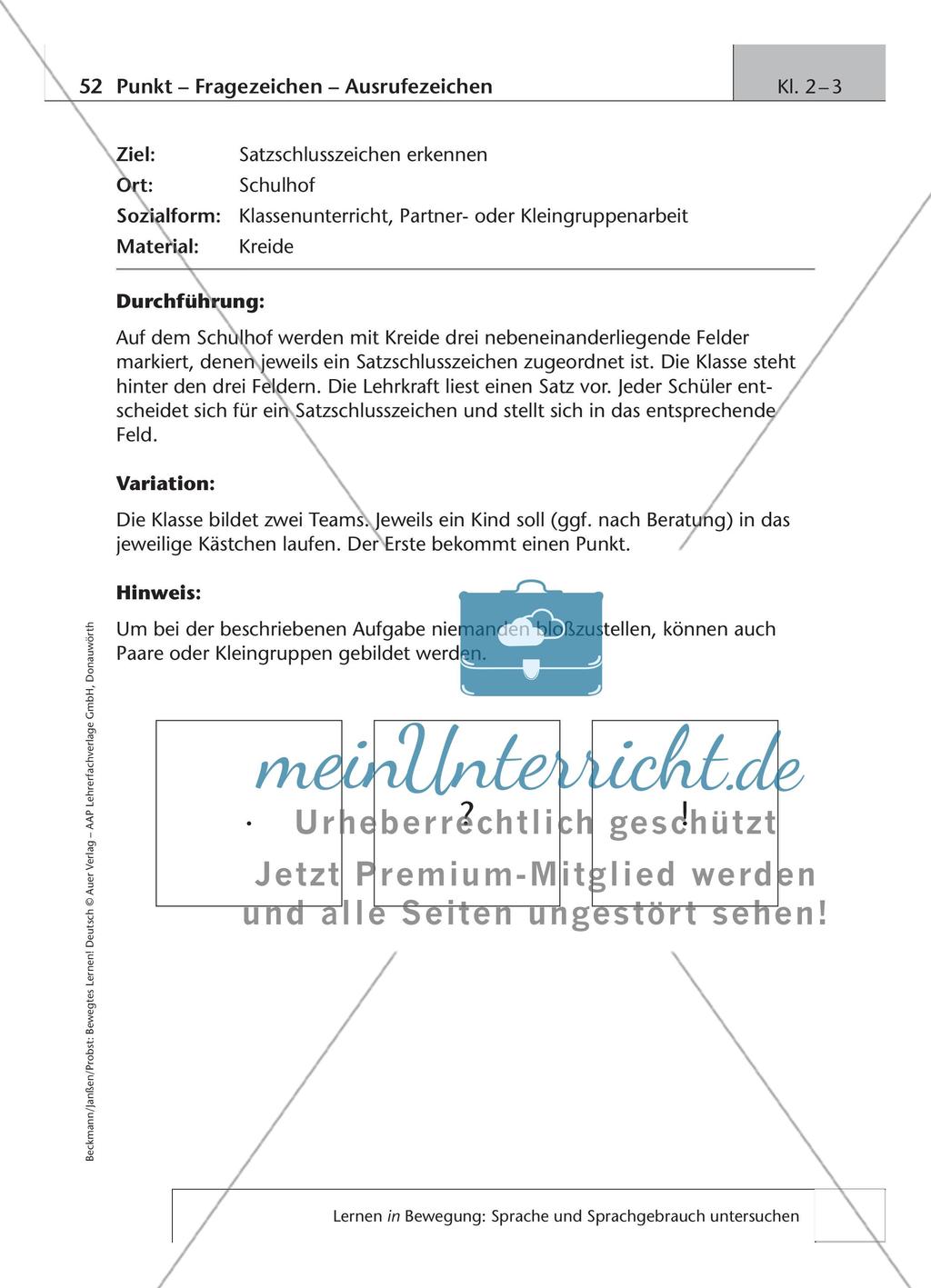 Bewegtes Lernen: Untersuchung von Sprache und Sprachgebrauch Preview 20