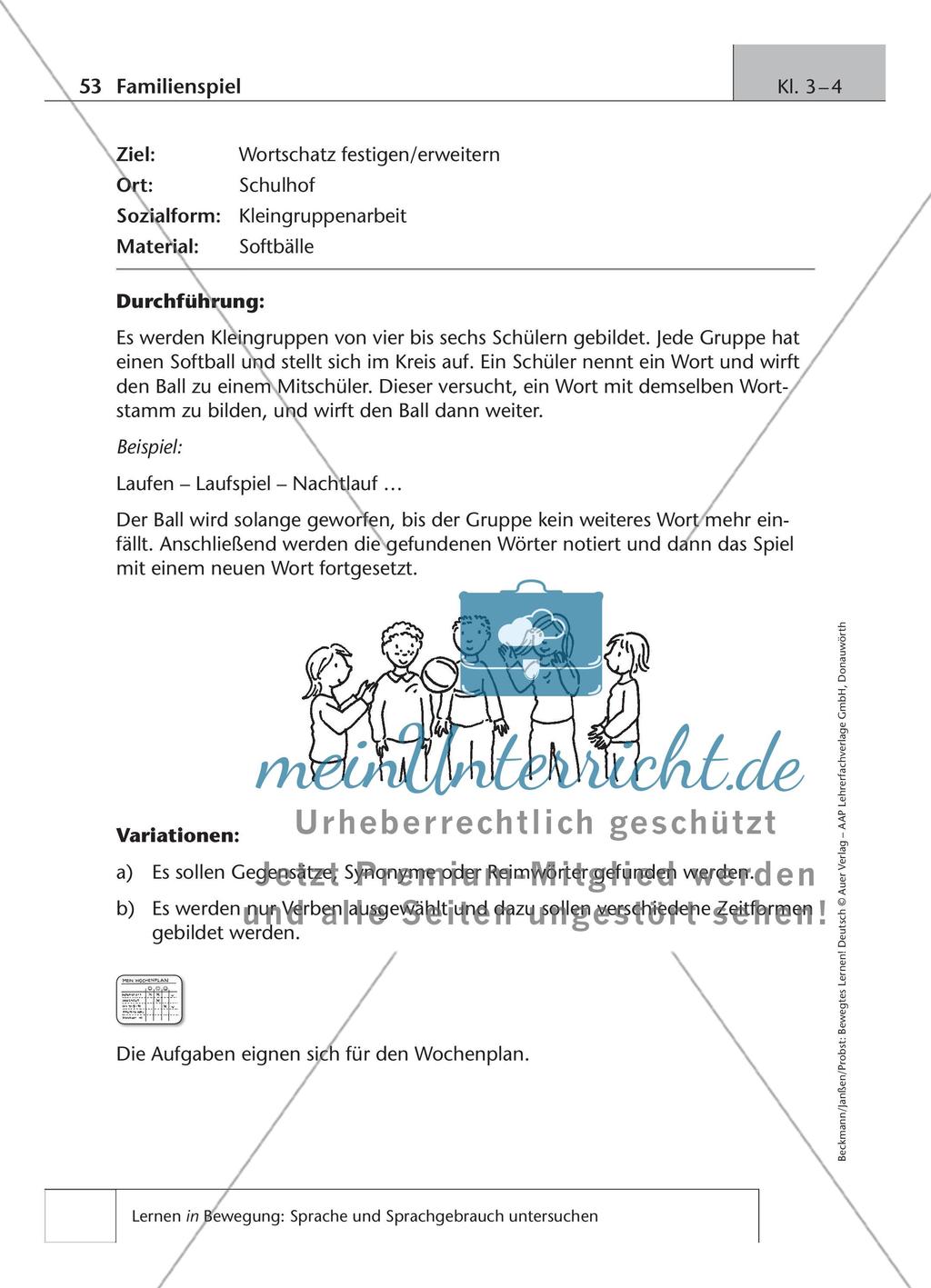 Bewegtes Lernen: Untersuchung von Sprache und Sprachgebrauch Preview 21