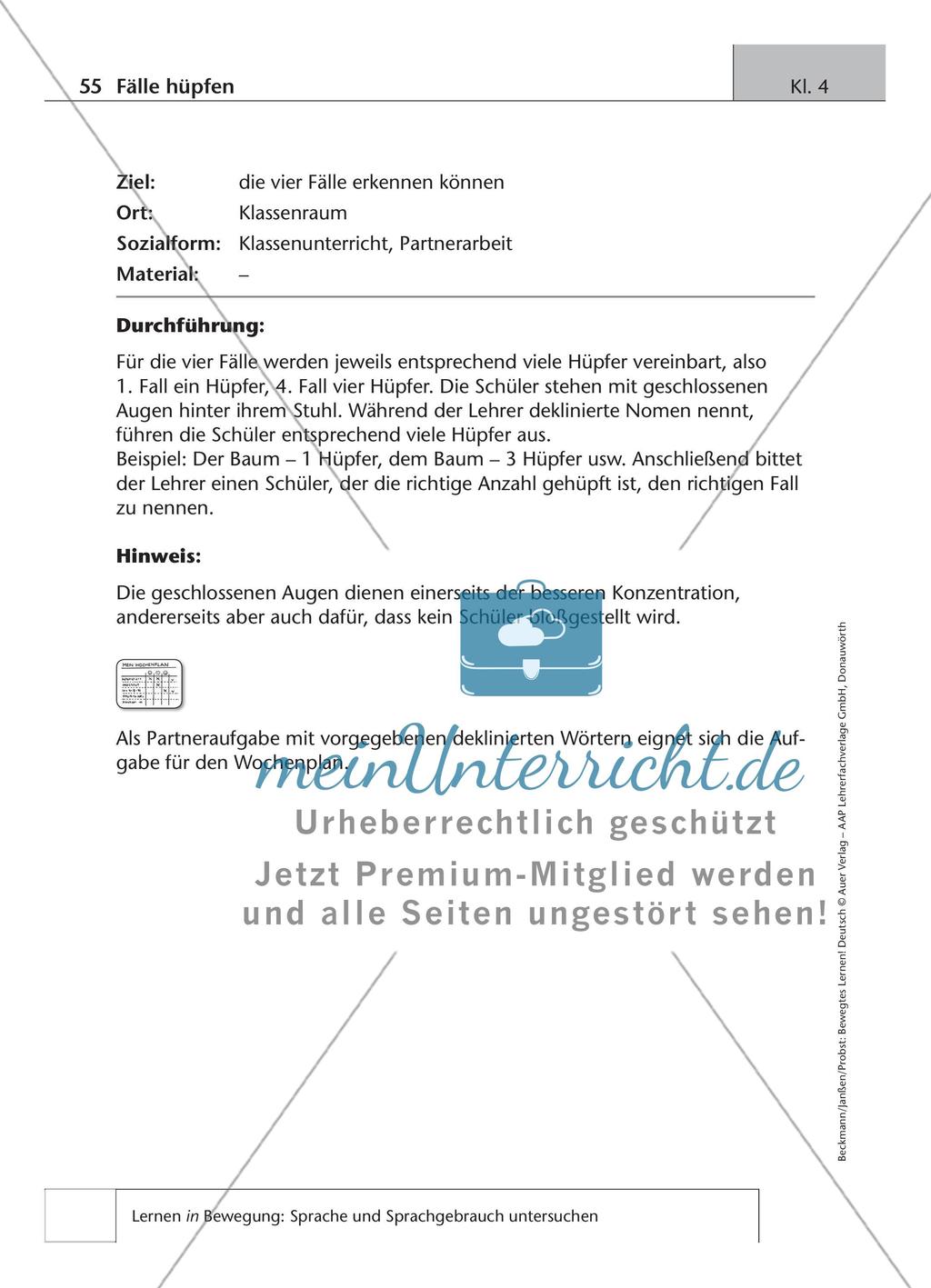 Bewegtes Lernen: Untersuchung von Sprache und Sprachgebrauch Preview 23