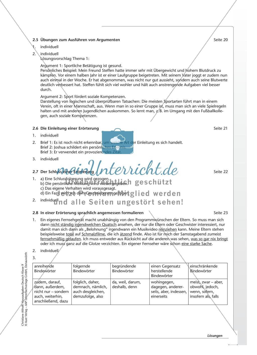 Hausaufgaben: Schreiben Preview 12