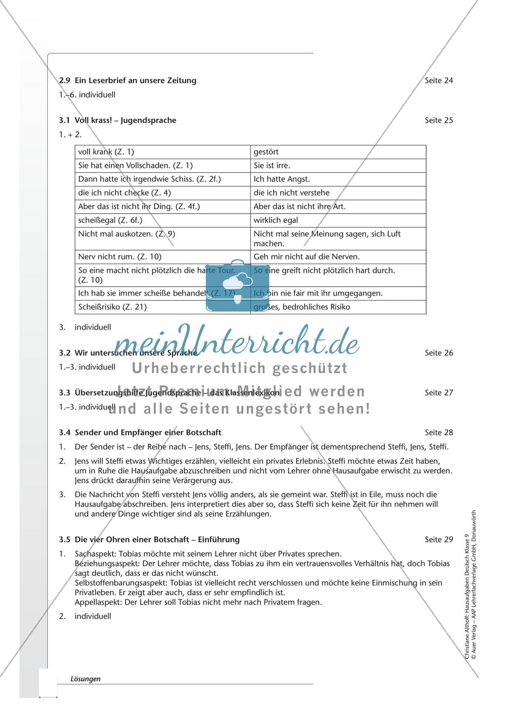 Hausaufgaben: Schreiben Preview 13