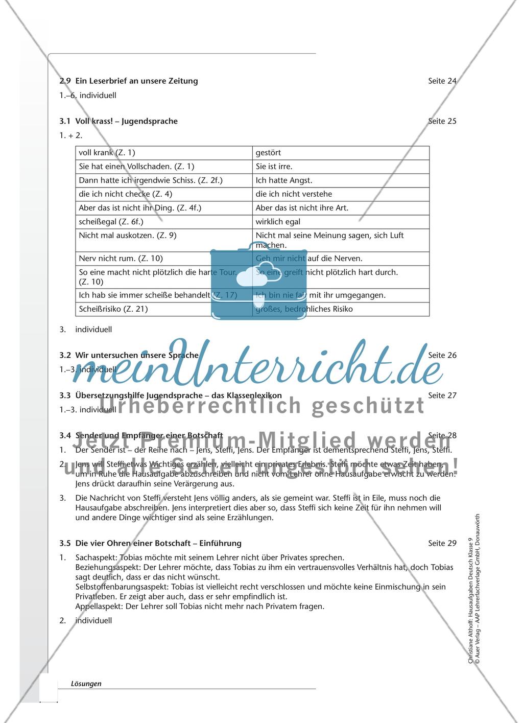 Hausaufgaben: Schreiben Preview 13