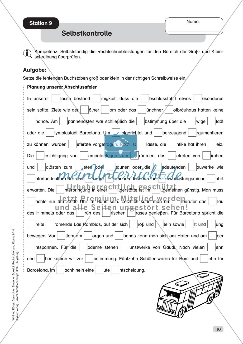 Rechtschreibung: Groß- und Kleinschreibung Preview 12