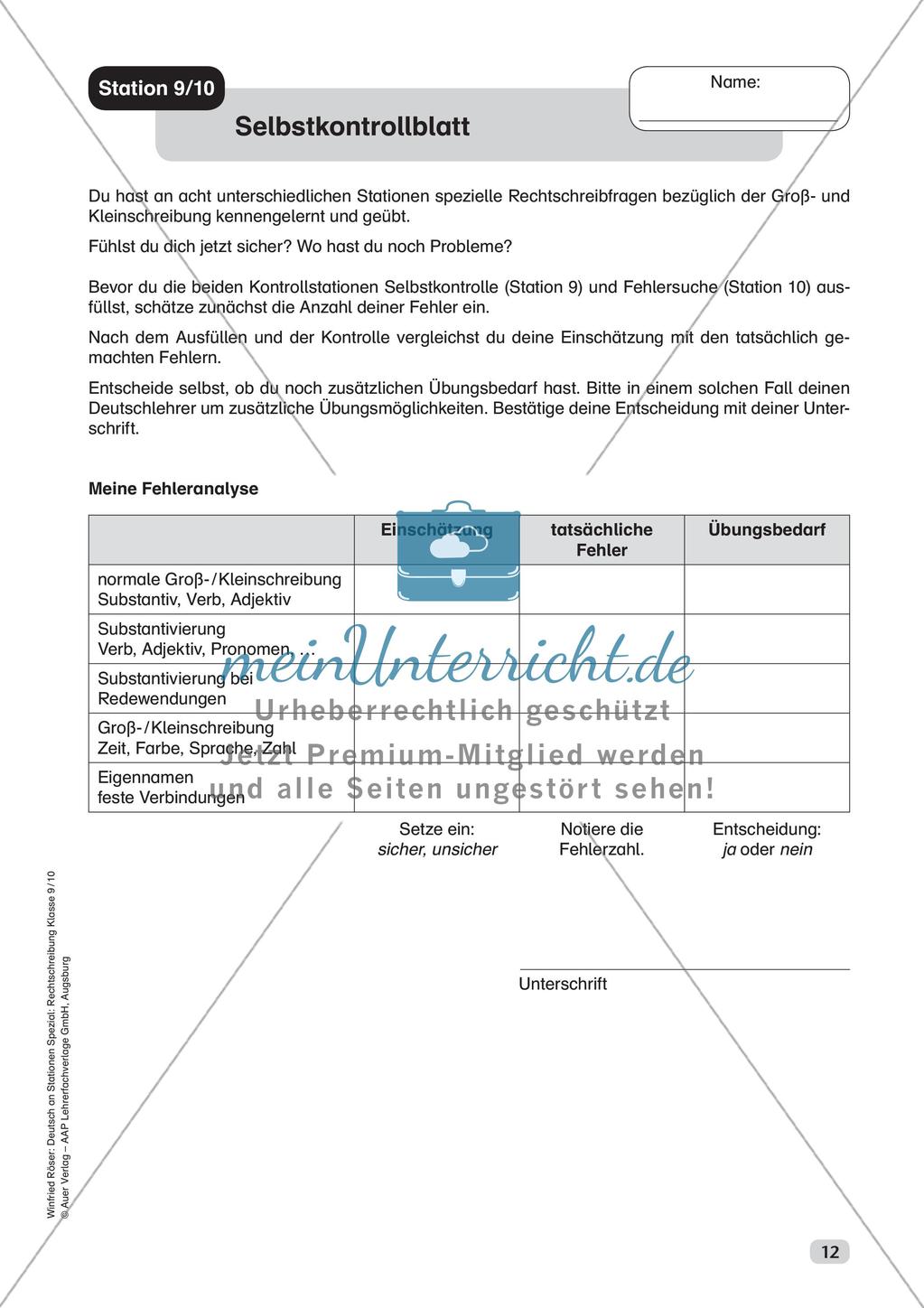 Rechtschreibung: Groß- und Kleinschreibung Preview 14