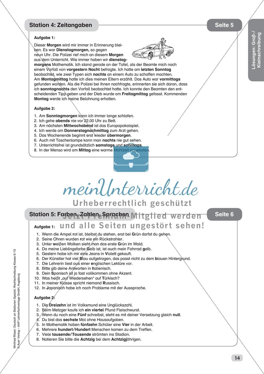 Rechtschreibung: Groß- und Kleinschreibung Preview 16