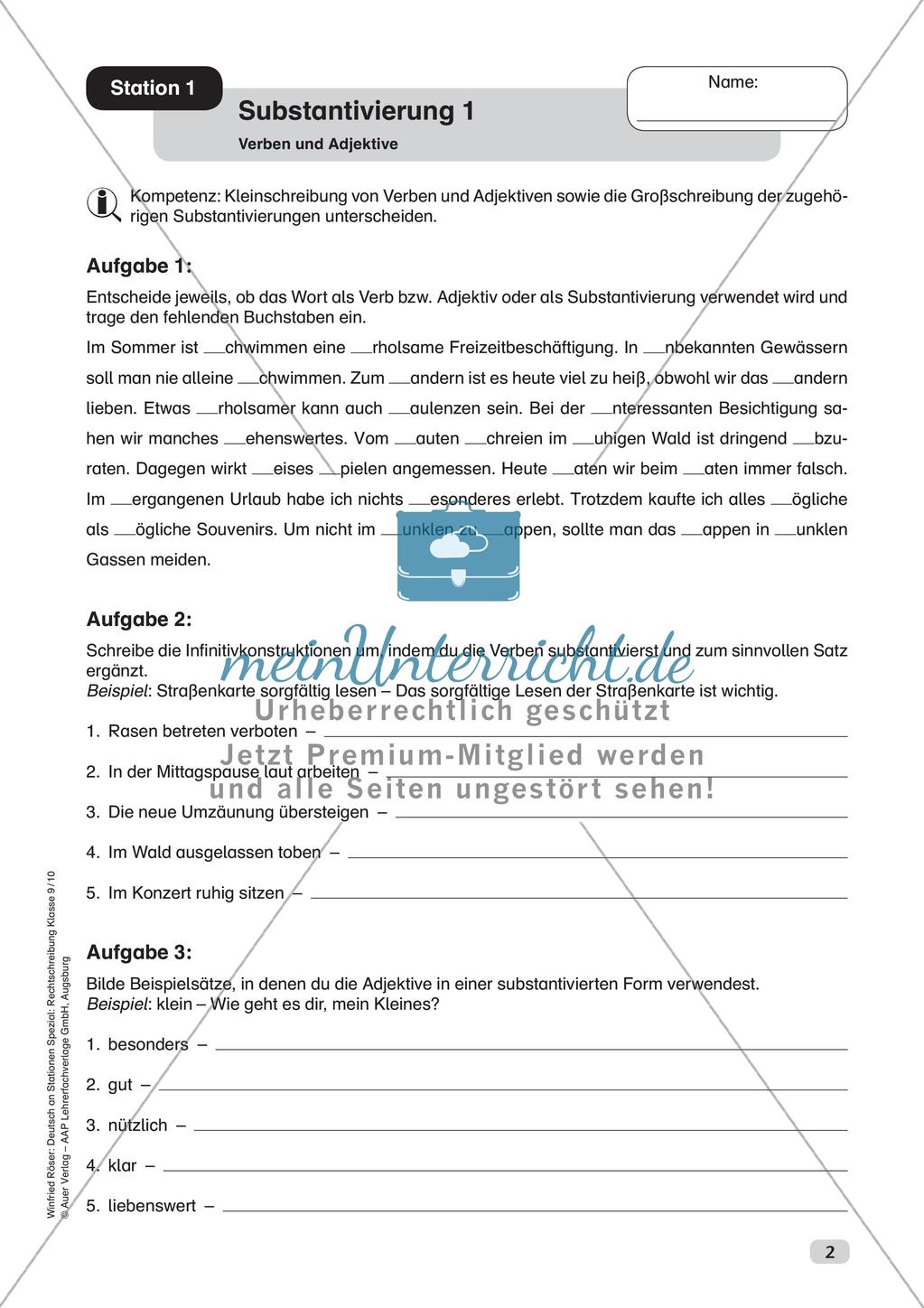 Rechtschreibung: Groß- und Kleinschreibung Preview 4