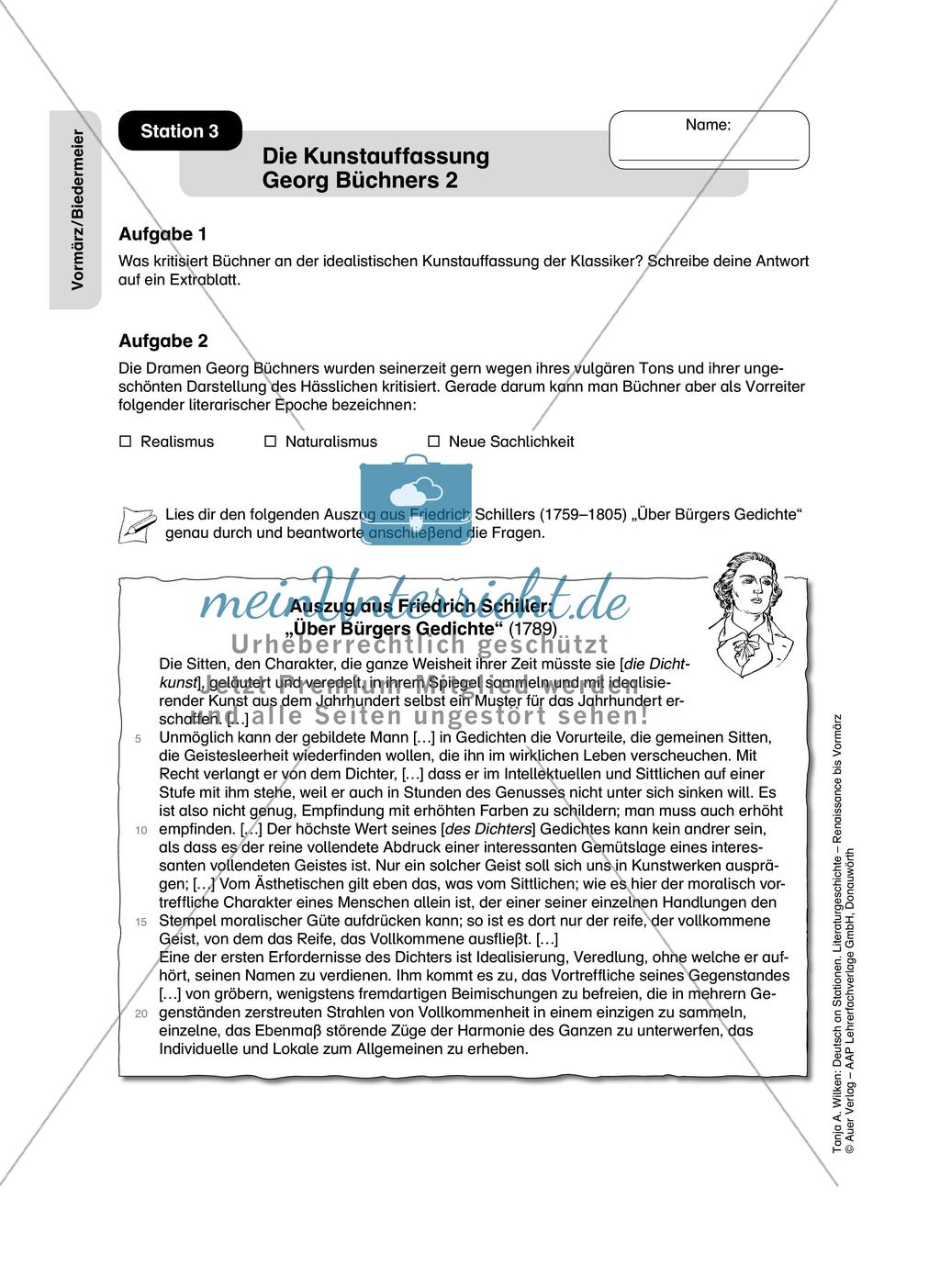 Literaturgeschichte: Vormärz / Biedermeier Preview 14